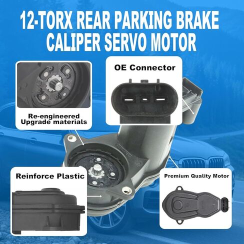 LR036567 LR036568 LR050775 LR050776 32345699 32350734 32349660 34216794618 Rear Parking Brake Actuator Replacement - Compatible with BMW 528i 535i 640i 650i X3 X4 Z4 2009-2016 in Kuwait