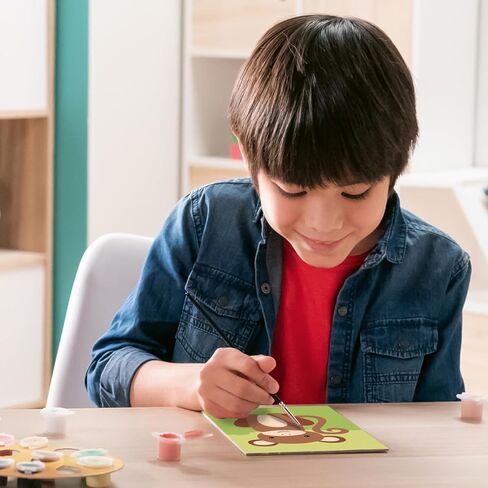Ravensburger - Wild Monkey CreArt مجموعة الطلاء بالأرقام | فن DIY ممتع وسهل للأطفال بعمر 7 سنوات فما فوق | فكرة هدية مبتكرة لأعياد الميلاد والعطلات in Kuwait
