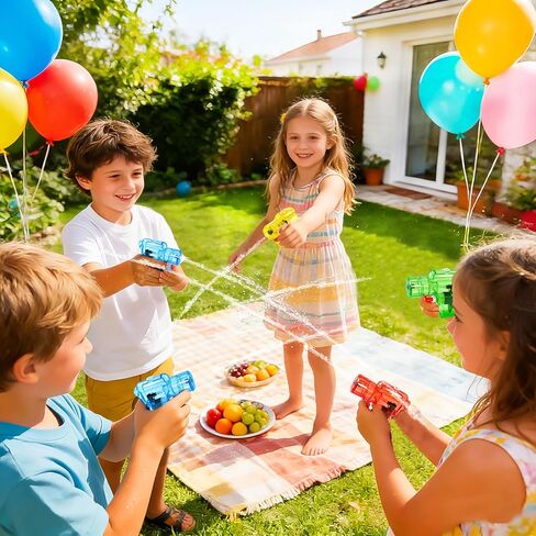 24Pcs Mini Water Gun,Small Plastic Squirt Water Guns,6.5FT Long Range Soaker Blasters for Kids Summer Outdoor Activities,Beach Swimming Pool Toys,Party Favors in Saudi Arabia
