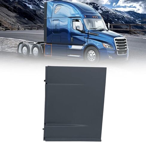 Black Left Side Rear Fairing Panel Fit for 2018+ Freightliner Cascadia in Kuwait