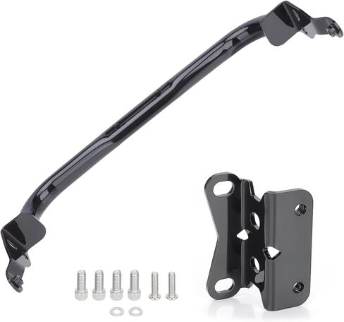 دعامة دعم إشارة الانعطاف السفلية للدراجة النارية لدراجة Harley Low Rider ST FXLRST/ Low Rider El Diablo FXRST 2018-2024، دعامة تثبيت إشارة الانعطاف، أسود in Kuwait