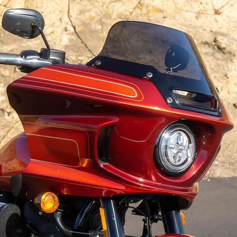 دعامة دعم إشارة الانعطاف السفلية للدراجة النارية لدراجة Harley Low Rider ST FXLRST/ Low Rider El Diablo FXRST 2018-2024، دعامة تثبيت إشارة الانعطاف، أسود in Kuwait