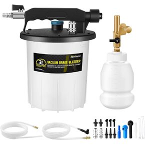 Reniteco 3L Vacuum Brake Bleeder Kit - One Person Brake Bleed Fluid Pump Brake Bleeding Tool with 3L Brake Fluid Extractor and 1L Refilling Bottle in Kuwait