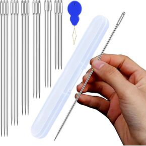 3" 3.5" 4" 5" 6" 7" Long Large Sewing Needles for Upholstery,Crafting,Crochet Projects,Quilting,Hand Sewing Yarn Needles,Big Embroidery,Hawaiian Lei Making Needle Kit Craft in Kuwait