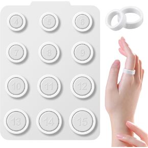 Ring 4 Sizing Kit Compatible with Oura Ring4 Professional Finger Measuring Tool Unique Smart Ring Sizing, Size 4-15 for Accurate Fit in Kuwait