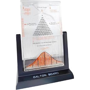Galton Board, Desk Galton Board Probability Demonstration Model with Bell Curve, Physics Lab Teaching Tool for Normal and Random Distribution, STEM Education in Saudi Arabia