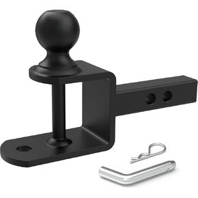 1-1/4" ATV UTV Trailer Hitch 3-in-1 Towing Ball Mount with 2" Ball Rated 3,500 Lbs with 1/2" Pin for ATV UTV Accessories in Kuwait