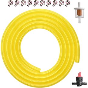 1/4 Clear Fuel Line Hose Tube 10 Feet for Small Engine Motorcycle Mini Bike Go Kart ATV Lawn Mower Tiller Generator Parts I.D 1/4" x O.D 3/8" (6.35 mm x 9.5 mm) in Kuwait