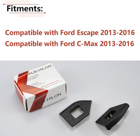 RLB-HILON 1Pair Glove Box Latch Striker Compatible with Ford Escape C-Max 2013 2014 2015 2016 Year, for CJ5Z-9906064-AB CJ5Z-9906064-AA RH and LH in Kuwait