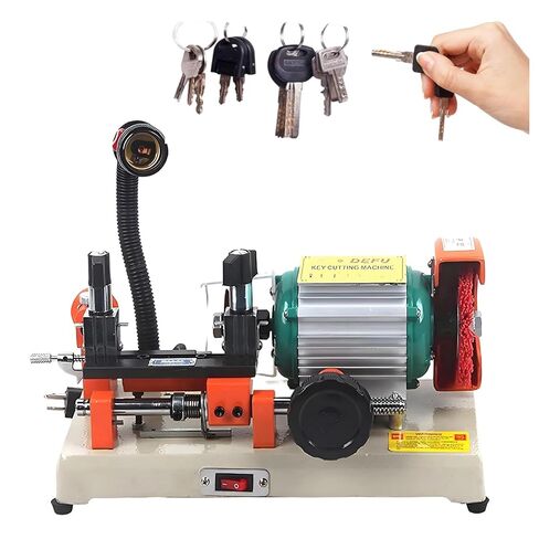 Cutting Machine, Horizontal Cutter Cutting Machine with Brush Cutter, Professional Commercial Keys Cut for Cutting Metal Objects Hardware Stores in Kuwait