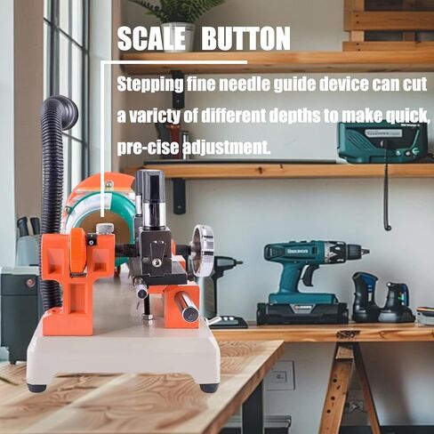 Cutting Machine, Horizontal Cutter Cutting Machine with Brush Cutter, Professional Commercial Keys Cut for Cutting Metal Objects Hardware Stores in Kuwait