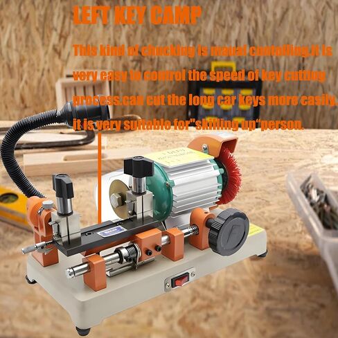 Cutting Machine, Horizontal Cutter Cutting Machine with Brush Cutter, Professional Commercial Keys Cut for Cutting Metal Objects Hardware Stores in Kuwait