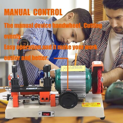 Cutting Machine, Horizontal Cutter Cutting Machine with Brush Cutter, Professional Commercial Keys Cut for Cutting Metal Objects Hardware Stores in Kuwait