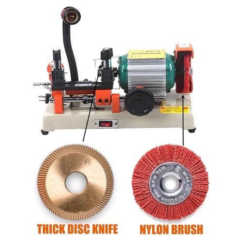 Cutting Machine, Horizontal Cutter Cutting Machine with Brush Cutter, Professional Commercial Keys Cut for Cutting Metal Objects Hardware Stores in Kuwait