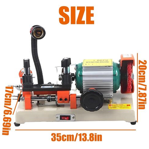 Cutting Machine, Horizontal Cutter Cutting Machine with Brush Cutter, Professional Commercial Keys Cut for Cutting Metal Objects Hardware Stores in Kuwait