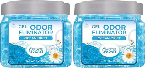 Scented Gel Air Freshener | (Pack of 2) Linen Comfort Gel Air Fresheners for Home, Office, and Small Spaces | Lasts 90 Days for Improved Home Fragrance | Essential House Air Freshener by Perfa in Saudi Arabia