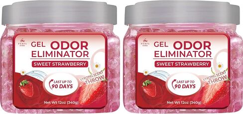Scented Gel Air Freshener | (Pack of 2) Linen Comfort Gel Air Fresheners for Home, Office, and Small Spaces | Lasts 90 Days for Improved Home Fragrance | Essential House Air Freshener by Perfa in Saudi Arabia