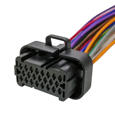 23 Pin Radio Connector Plug Wiring Harness for Saddle Tramp 71-9600 for Harley-Davidson Touring Electra Glide 1998-2023 Road Glide 1998-2024 Road King 1998-2025 Street Glide 2006-2023 in Kuwait