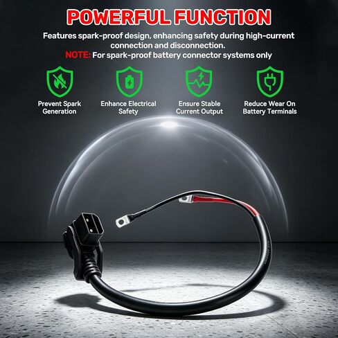 JERBOR OEM Battery Discharge Connector Wire Line for Tuttio Soleil01 Electric Drit Bike, Battery Power Output Cable Cord for Tutto Tutti Soleil01 Electric Motorcycle Accessories(Only for Spark-Proof) in Kuwait