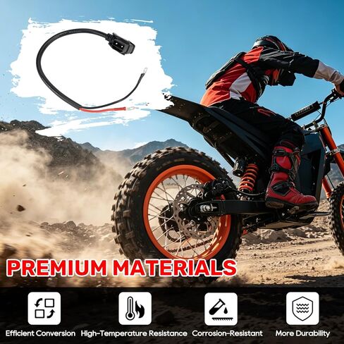 JERBOR OEM Battery Discharge Connector Wire Line for Tuttio Soleil01 Electric Drit Bike, Battery Power Output Cable Cord for Tutto Tutti Soleil01 Electric Motorcycle Accessories(Only for Spark-Proof) in Kuwait