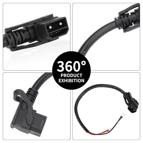 JERBOR OEM Battery Discharge Connector Wire Line for Tuttio Soleil01 Electric Drit Bike, Battery Power Output Cable Cord for Tutto Tutti Soleil01 Electric Motorcycle Accessories(Only for Spark-Proof) in Kuwait