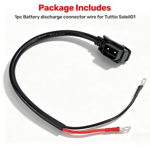 JERBOR OEM Battery Discharge Connector Wire Line for Tuttio Soleil01 Electric Drit Bike, Battery Power Output Cable Cord for Tutto Tutti Soleil01 Electric Motorcycle Accessories(Only for Spark-Proof) in Kuwait