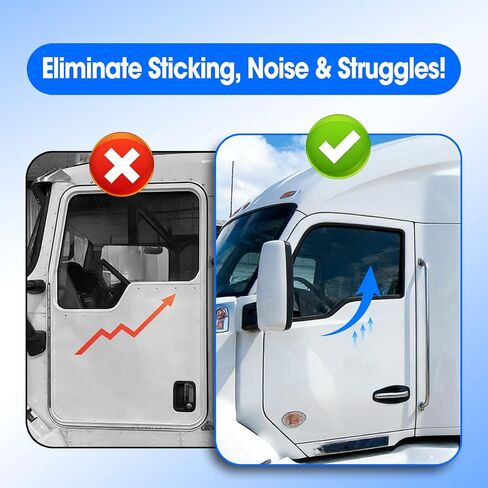 K092-407 منظم النافذة اليدوي لجانب السائق استبدال K092407 مناسب لـ Kenworth C500 T300 T800 W900B W900L 1997-2009 T600B 1997-2003، منظم النافذة LH للجانب الأيسر الأمامي in Kuwait