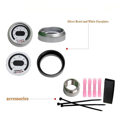 52mm Wideband UEGO AFR Gauge Kit, Air Fuel Ratio Meter with Bosch 4.9 LSU Sensor, 0-5V Analog Output, Replacement for AEM 30-4110 in Kuwait