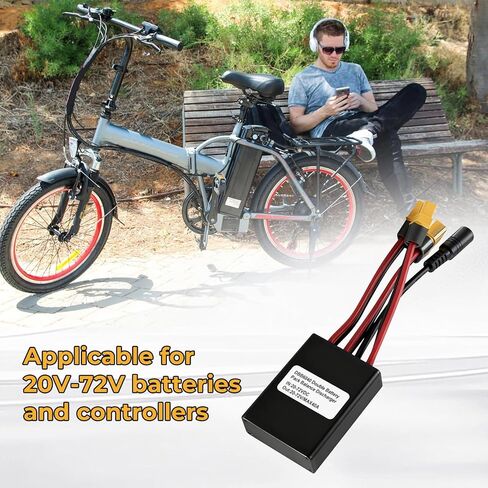Dual Battery Parallel Module Adapter for Electric Bike 40A 24-72V DC Discharge & Charge Balancer in Kuwait
