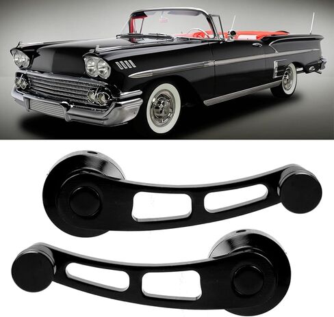 Keenso Window Riser, Window Winder Crank, Alloy Window Handle Riser Winder Crank for Classic Car Door Handles (Black) in Kuwait