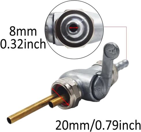 صمام إغلاق خزان الوقود، صمام تبديل خزان الوقود للدراجات النارية، متوافق مع BMW R25/3 R26 R27 R50/5-R75/5 R60/6-R90S R50/5 R60، قطعة واحدة in Kuwait