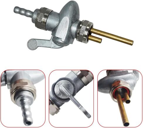 صمام إغلاق خزان الوقود، صمام تبديل خزان الوقود للدراجات النارية، متوافق مع BMW R25/3 R26 R27 R50/5-R75/5 R60/6-R90S R50/5 R60، قطعة واحدة in Kuwait