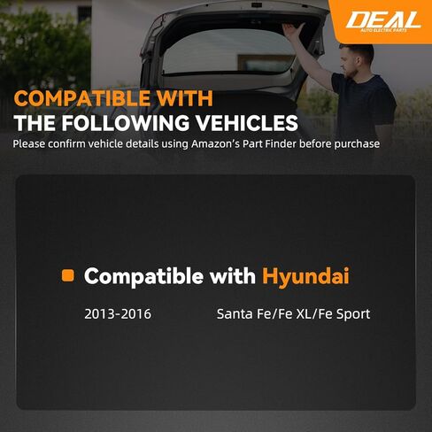 DEAL AUTO ELECTRIC PARTS Fuel Door Release Switch, Compatible with 2013-2016 Hyundai Santa Fe/Fe XL/Fe Sport, Gas Tank Door Opener Button Replacement, Replaces# 93555-2W000RJ5 in Kuwait
