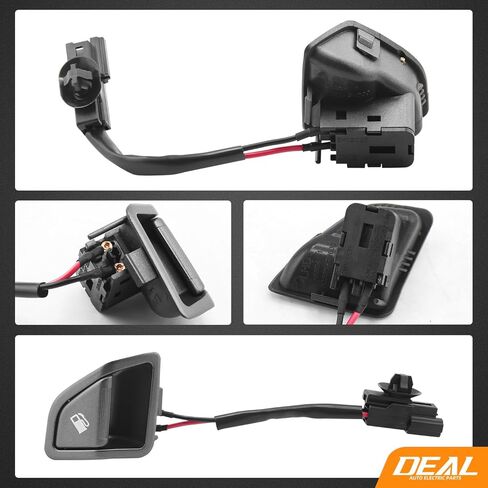 DEAL AUTO ELECTRIC PARTS Fuel Door Release Switch, Compatible with 2013-2016 Hyundai Santa Fe/Fe XL/Fe Sport, Gas Tank Door Opener Button Replacement, Replaces# 93555-2W000RJ5 in Kuwait