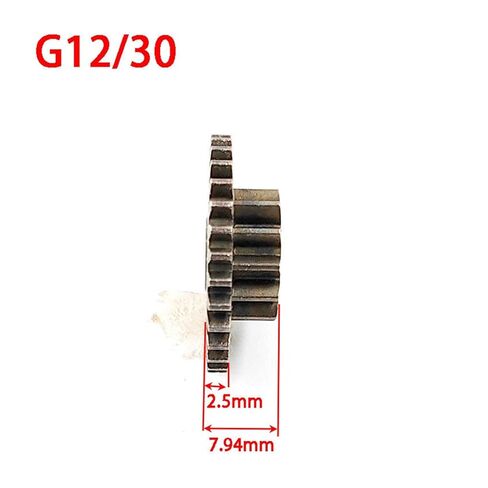 G12/30 صندوق تخفيض ترس معدني مزدوج ترس 30T 0.8M OD25.4mm + 12T 1M od6.1mm ملحقات 30124B in Kuwait