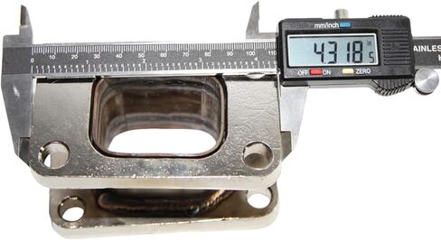2" Height Stainless Steel Turbo Charger Turbo Manifold Flange T3 to T3 Adapter Conversion in Kuwait