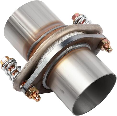 3 inch Exhaust Flex Spring Flanges 409 Stainless Steel,With Exhaust Flange Gasket and Bolt Universal Fit Car Truck SUV Aftermarket (3"X6") in Kuwait