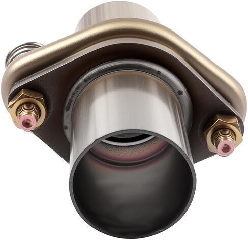 3 inch Exhaust Flex Spring Flanges 409 Stainless Steel,With Exhaust Flange Gasket and Bolt Universal Fit Car Truck SUV Aftermarket (3"X6") in Kuwait