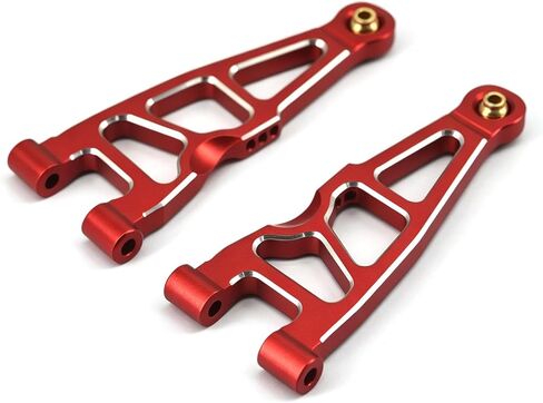 Hobby Aluminum Front and Rear Knuckle Arm Set Steering Set for ARRMA Mini Kraton 3S Speed Truck-ARA2508 Upgrades - Purple (Red Arm Set) in Kuwait