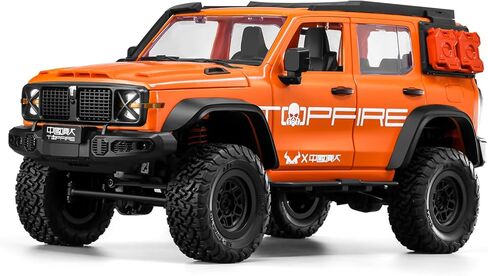 1/12 RC الزاحف، MN-300 شاحنة للطرق الوعرة، 4x4 RC Rock Crawler RTR مع جهاز تحكم عن بعد 2.4 جيجا GWM Tank 300 نموذج سيارة للبالغين هدايا هواية (برتقالي) in Kuwait