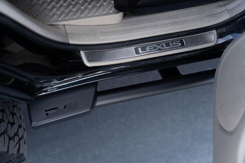 DV8 Offroad FS-15 Rock Sliders لسيارة Lexus GX 470 2003-2009 | تصميم متين بإطار ثلاثي النقاط | تصميم أنبوب مزدوج لتوفير أقصى قدر من الحماية | عالية وضيقة لمزيد من التخليص in Kuwait