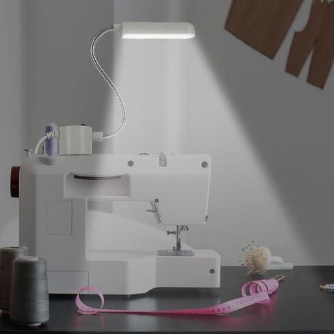 4 Pcs Sewing Machine Light with 30 LEDs - Multifunctional 3W Magnetic Gooseneck Arm Work Light with Base for Lathe, Drill Press, Workbench(EU Plug) in Kuwait