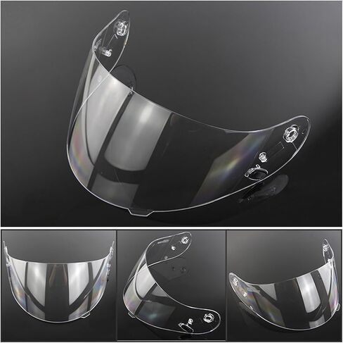 Shkalacar Anti Scratch Helmet Visor Lens Replacement for CL 16 CL 17 ST SP CS R1 CS R2 Series with Windproof Sun Protection Wind Resistance Multiple Colors (Transparent Color) in Kuwait