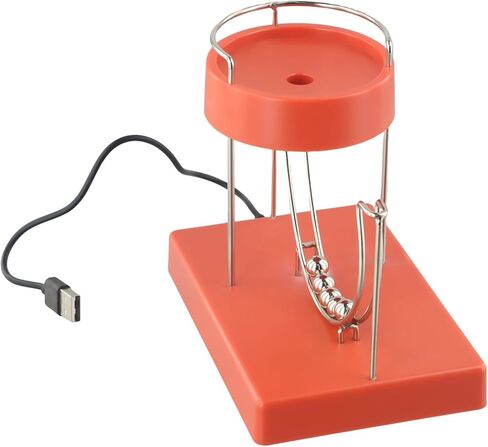 Science Art Motion Machine Table for SCULPTURE with Plastic Material for Office or Home Decor, Rolling Balance Energy Model Desk Toy in Yellow(Red) in Kuwait