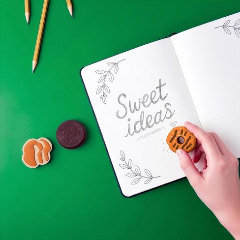 مجموعة ممحاة معطرة بسكويت من OOLY x Girl Scouts مكونة من 3 قطع - للأطفال، 2 ممحاة ألغاز، للأعمار من 3 سنوات فما فوق in Saudi Arabia