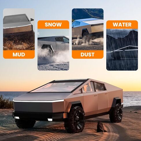Wheel Fairing Delete Covers Fit for Tesla Cybertruck 2024-2026,No Drilling Mud Flap Delete for Cybertruck Accessories 2026 2025 2024 Off-Road Protection Mudguard Delete Kit (4PCS) in Kuwait