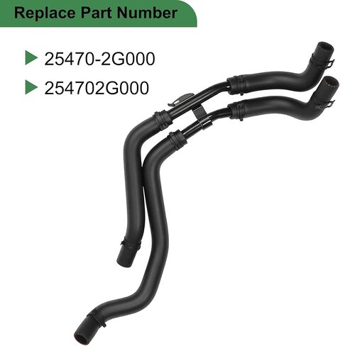أنبوب تبريد زيت المحرك متوافق مع Hyundai Sonata Tucson Santa Fe 2010 2011 2012 2013 2014 2015 استبدال خط خرطوم تبريد المحرك 254702G000 25470-2G000 in Kuwait
