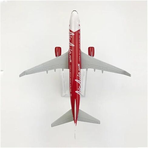 Miniature Scale 1 400 AirAsia 737 Aircraft Model Metal Simulation Airliner Alloy Static Decoration Airplane Flying Toy Game Kits in Kuwait