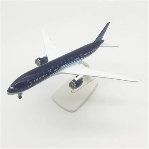Miniature Scale 1:350 Azerbaijan B787 Aircraft Model, Metal Simulation Airliner Flying Toy Game Kits in Kuwait