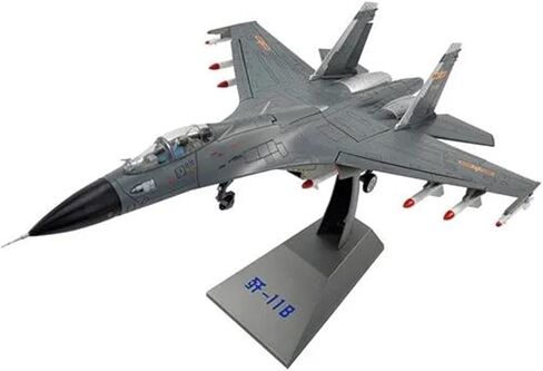 Miniature Scale 1 48 Scale J-11B Military Alloy Aircraft Model Gift Ornaments Collection Souvenir Display Toys Flying Toy Game Kits in Kuwait